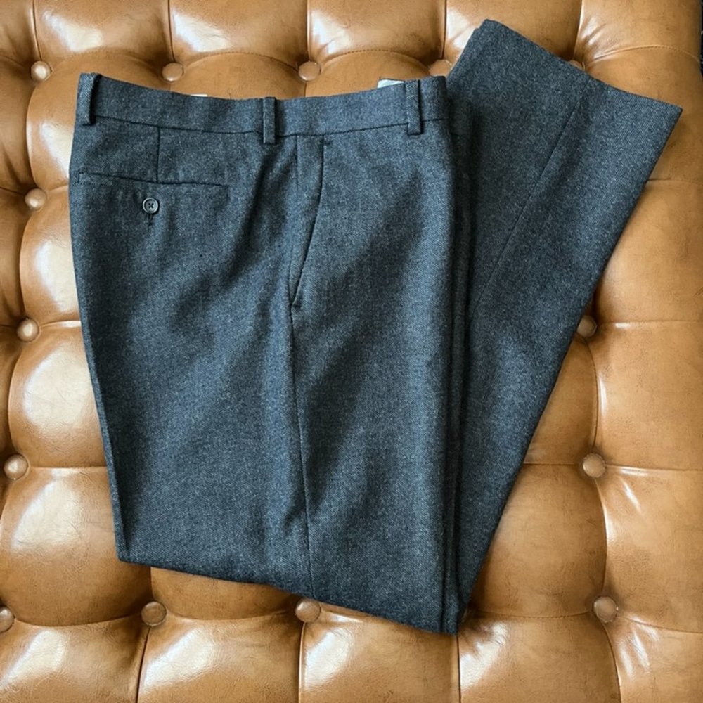 Banana Republic Tailored Slim Fit Wool Blend Pant